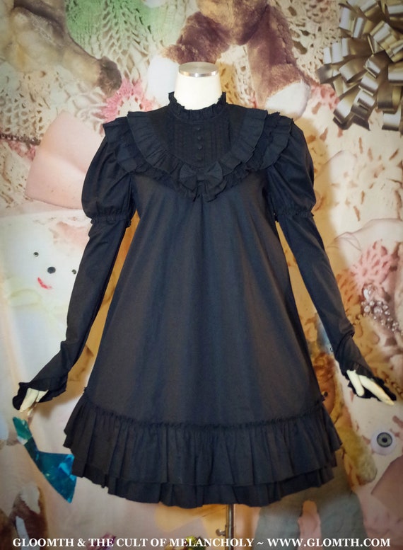 Gloomth Claudia Black Gothic Victorian Lolita Doll Dress in | Etsy