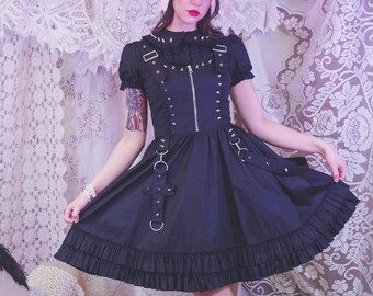 Gloomth Weaponized Spiked Dress JSK Gothic Punk Your Size S-6X Alt