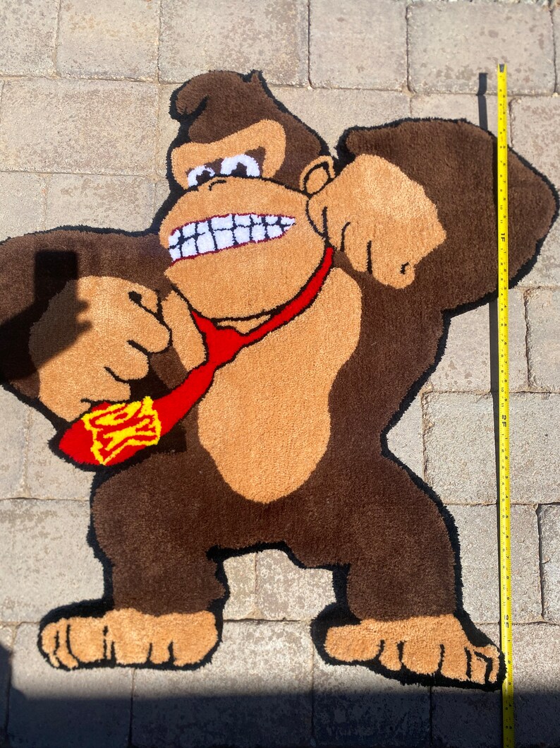 Nintendo Donkey Kong Custom Tufted Rug - Etsy