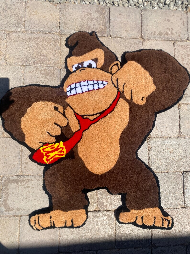 Nintendo Donkey Kong Custom Tufted Rug - Etsy