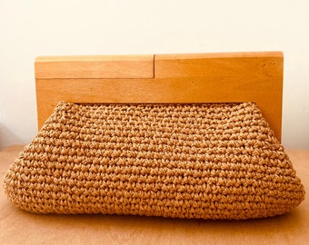 Sustainable Brown Handmade Bag, gift for her