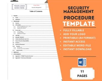 PREMIUM Security Management SOP: ASSET Protection & Threat Mitigation Guide