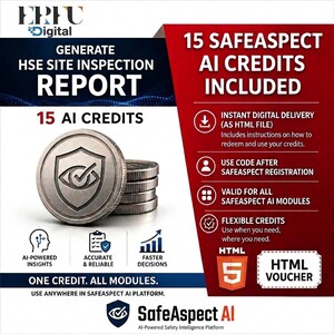 AI HSE Site Inspection Report Generator – 15 SafeAspect AI Credits (Html Voucher)