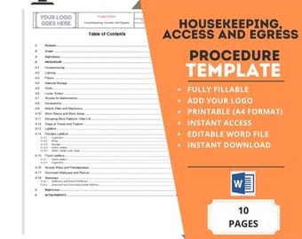 Procedimiento operativo estándar de limpieza PREMIUM: Guía para la prevención de resbalones, tropiezos y caídas