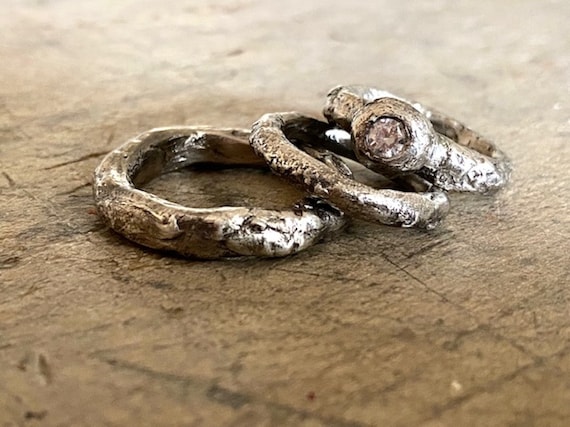 Handmade Gold Wedding Rings - Catherine's Silver Corner Size No 53