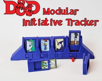 Modular D&D Initiative Tracker | Free-Standing or DM-Screen Mount