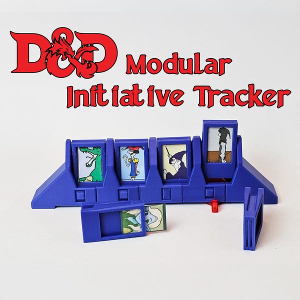 Modulaire D&D-initiatieftracker | Vrijstaand of DM-schermmontage
