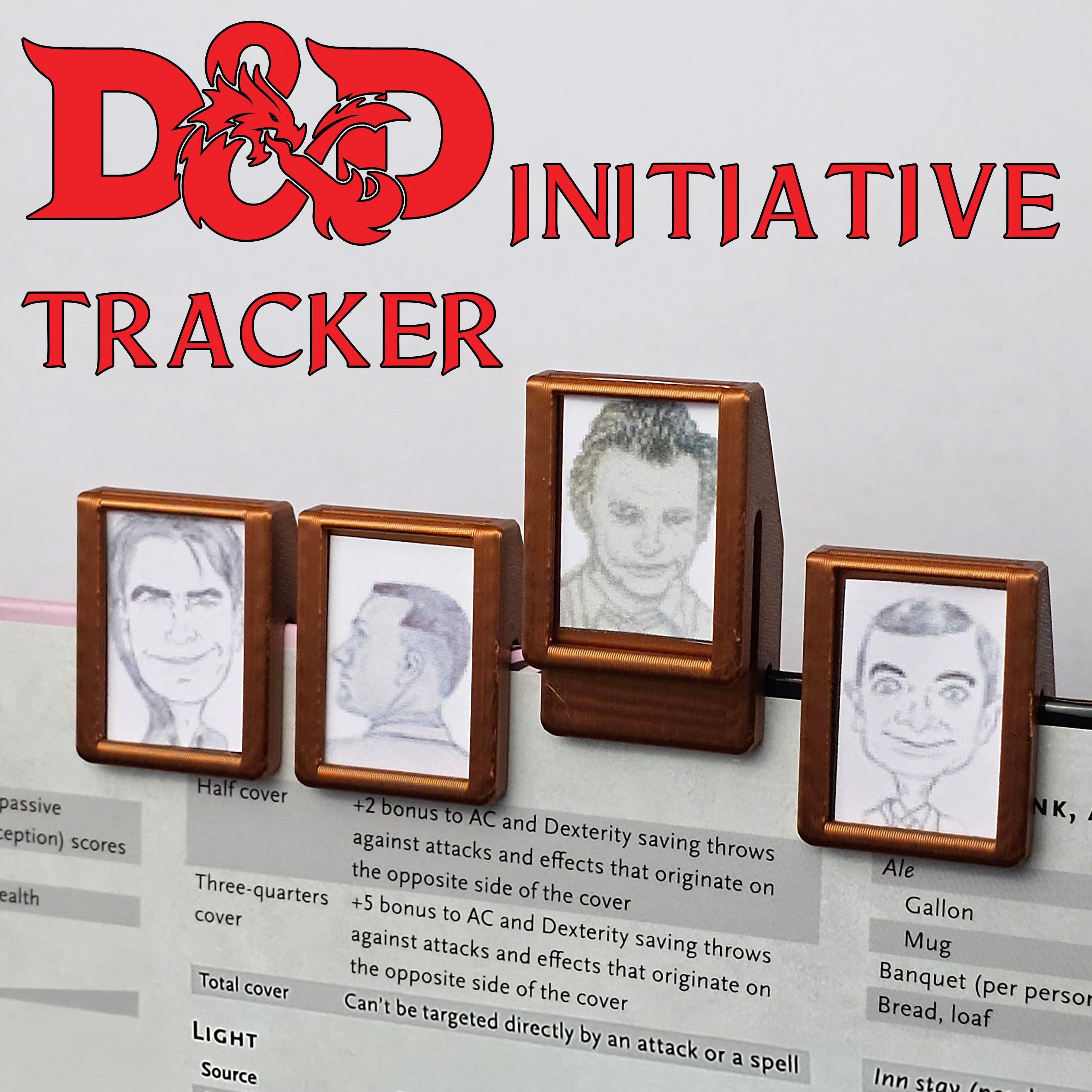 Simple D&D Initiative Tracker – Dual-Slot Tokens for DM Screen