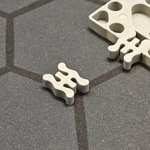 Clipes de conexão modulares – para tiles de masmorras D&D, sistema de terreno personalizado, compatível com todas as minhas bases de tiles