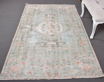 4.3x7.9フィートのエリアラグ、ヴィンテージラグ、トルコラグ