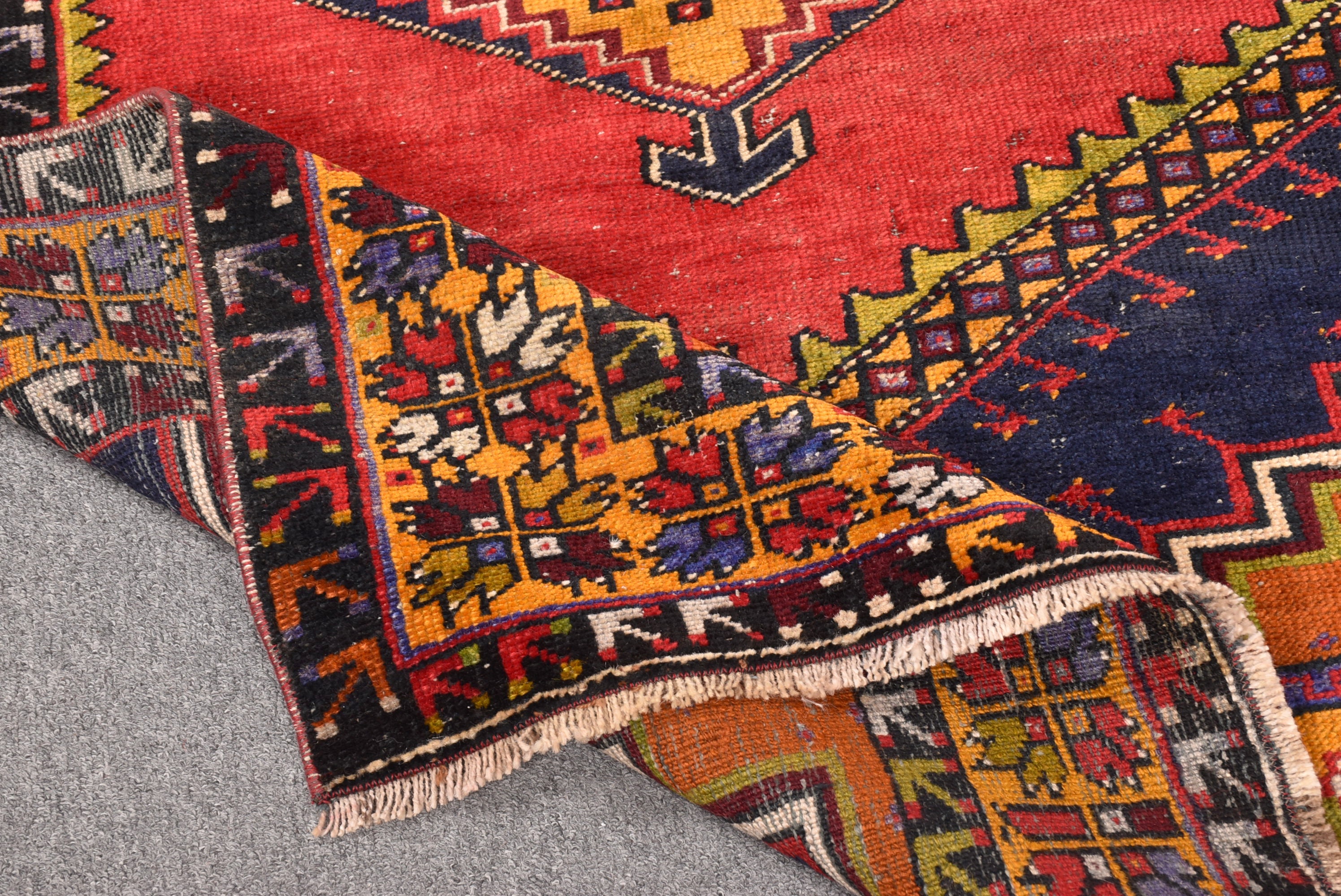 ラグ ヴィンテージラグ トルコラグ 4x7 アクセントラグ、ヴィンテージラグ、トルコラグ、アナトリアンラグ