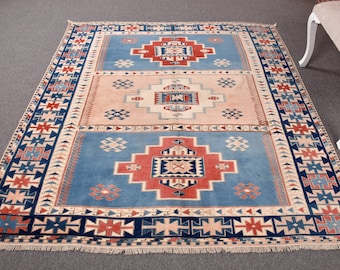 vintageトルコラグ 花柄ラグ44×108 ヴィンテージラグトルコラグ花柄ラグ