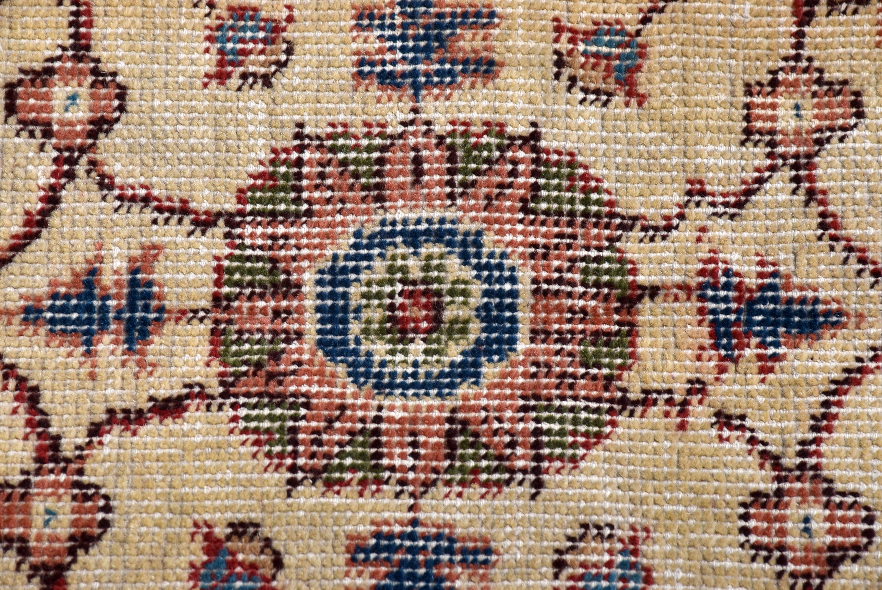 ヴィンテージラグ、トルコラグ、4x7インチのアクセントラグ