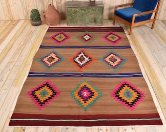 56×97 \"Afternoon tea”ViNTAGE TURKiSH RUG ANTIQUE TIBETAN TSENG-DHRUM 2' 8