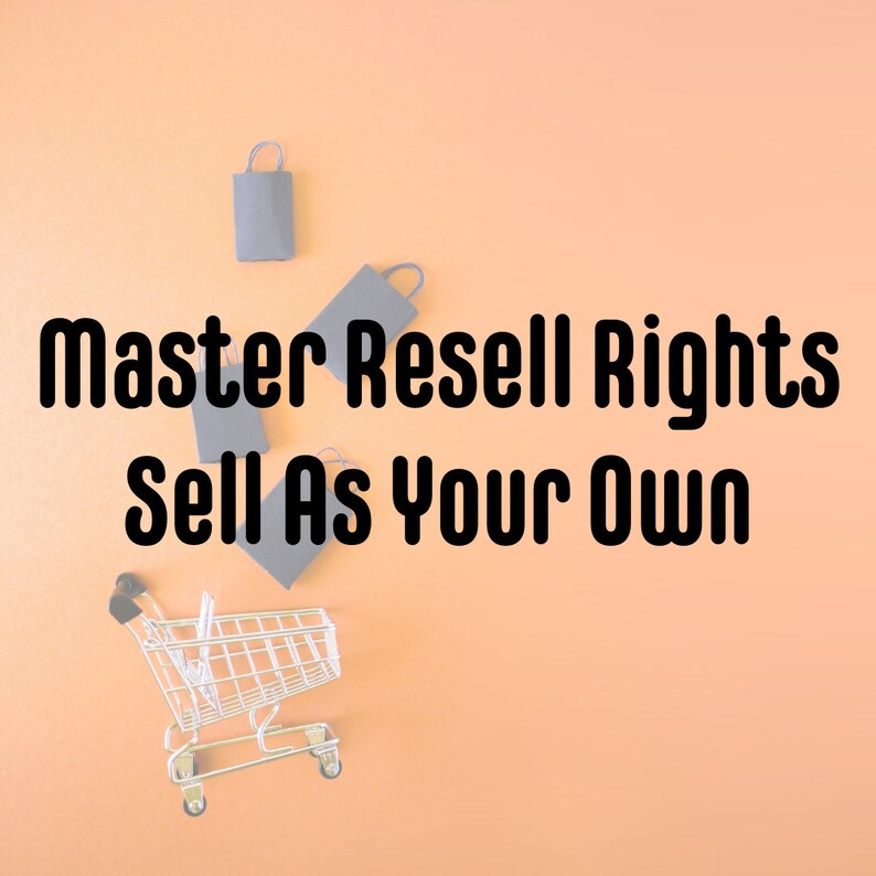 Resell Rights Included Social Media Marketing Guide and 300 Digital Product Ideas With Master ...