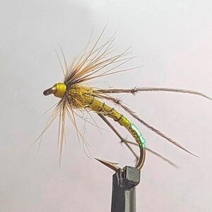 Hopper YELLOW OWL (CF) Wet fly for trout and grayling. River / Loch pattern.