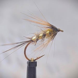 Cruncher - Gold Ribbed Hare's Ear (GRHE)  (CF) Nymph / Wet fly. Loch / River pattern.