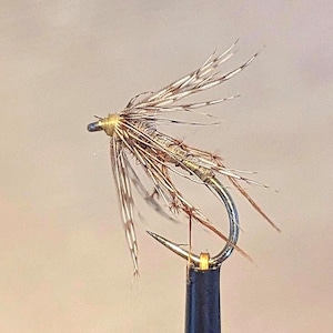 Hopper Dun (CF) Wet fly for trout and grayling, a deadly River / Loch pattern.