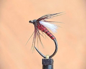claret red color fishing lure Cotton Cordell Fin Lures rolling wobble 6 Buzzer Nymphs - D-RIB