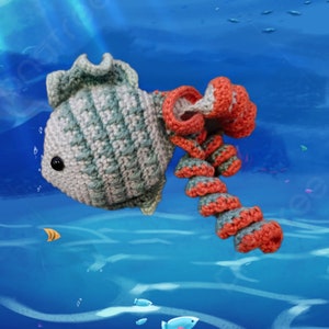 Tropische vis haakpatroon. Amigurumi vis haakpatroon. Boxmobiel, babyspeelgoed, knuffel, zeedieren haakpatroon