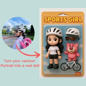 Custom 3D Cartoon Portrait for familys/couples, Personalized mini action figurine from photo, Funny Toy Box Portrait, Real Figurines doll