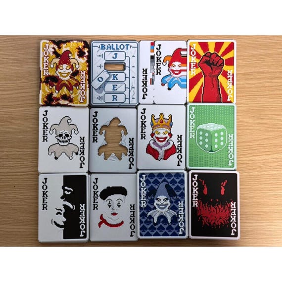 3D Printed Balatro Joker Physical Cards/pendant/refrigerator