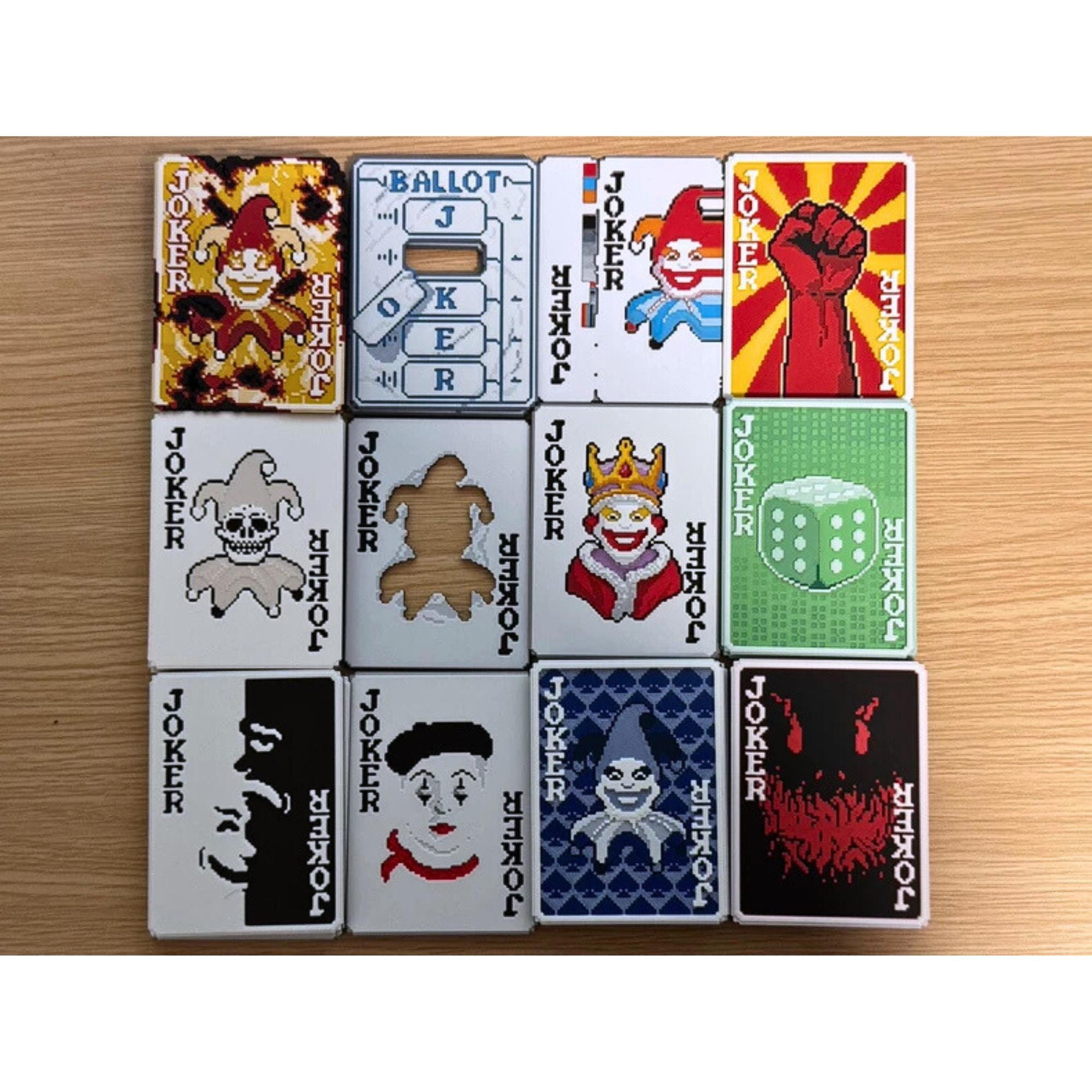 3D Printed Balatro Joker Physical Cards/pendant/refrigerator