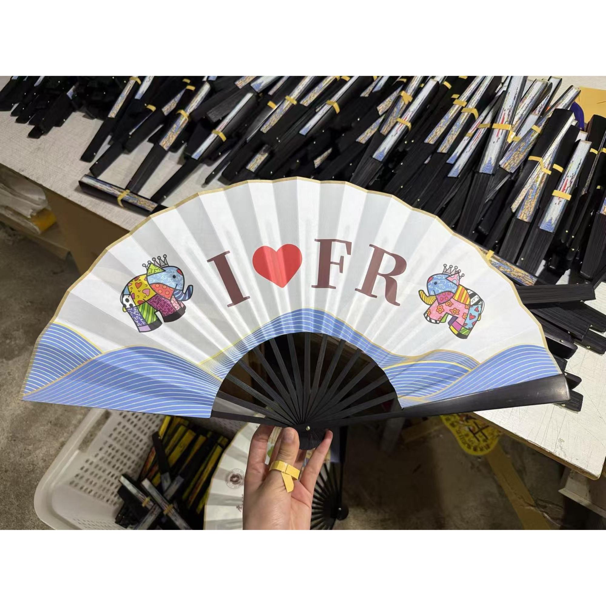 Clacking Fans Custom Bulk Clacking Fans, Custom Photo/text Hand Fans, Bulk Folding ...