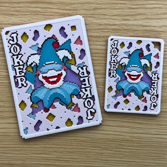 3D Printed Balatro Joker Physical Cards/pendant/refrigerator