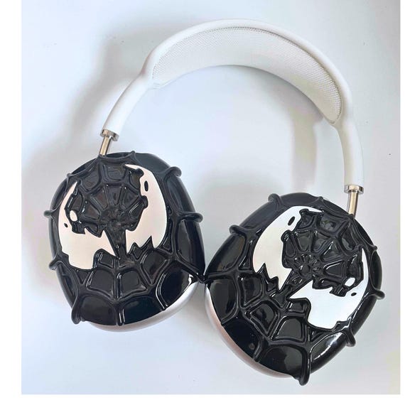 3D Printed Spider Airpods Max Cover, 3D Printed Y2K Cyberpunk