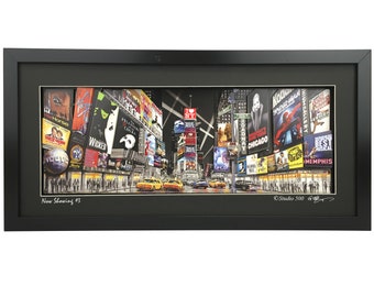 Now Showing #3 Broadway Show 3D Paper-sculpture Framed Art