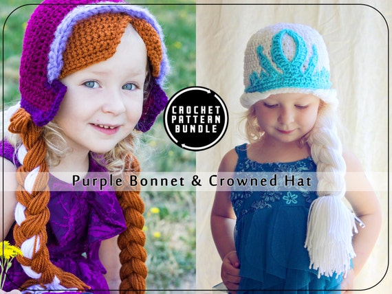 PDF Crochet Pattern Bundle for Purple 