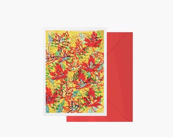 Peace Doves greeting card
