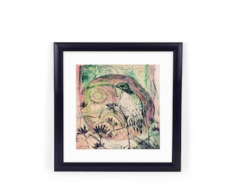 IBIS giclee print square frame