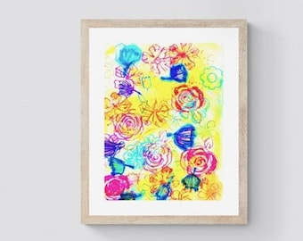 Florals  framed art print