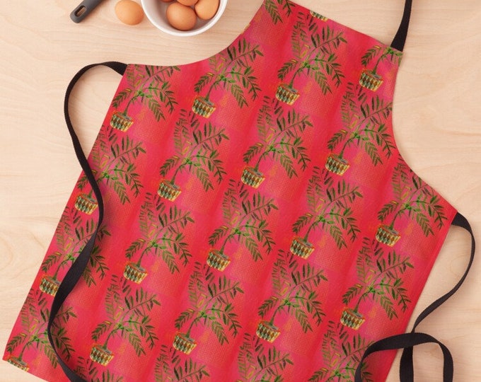 Red Date Palm Apron