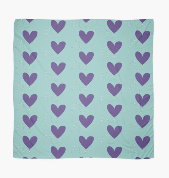 Heart kite scarf