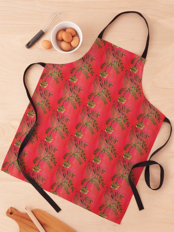 Red Date Palm Apron