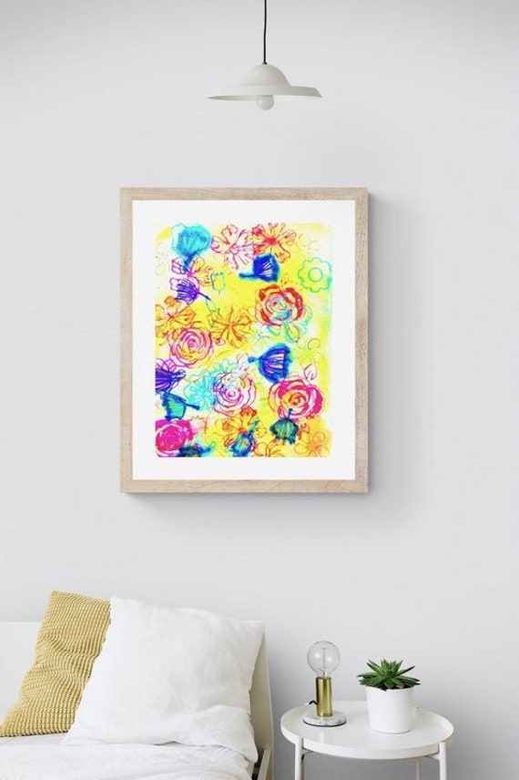 Florals  framed art print