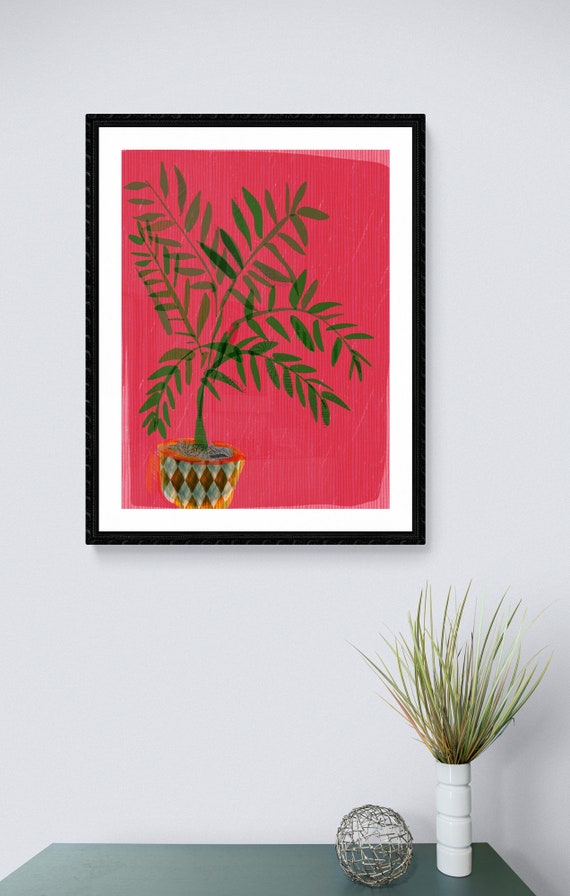 Red Date Palm framed art print