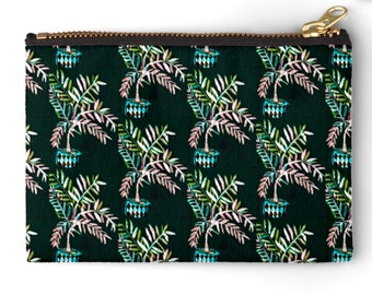 Palm leaves  fabric pouch