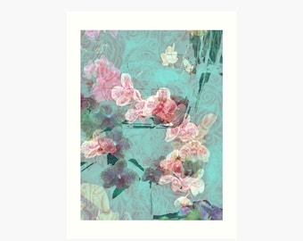 Orchids unframed art print