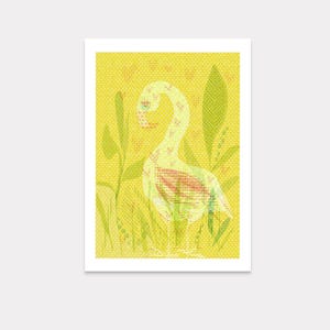 Goose Duck  blank greeting card