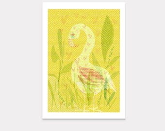Goose Duck  blank greeting card