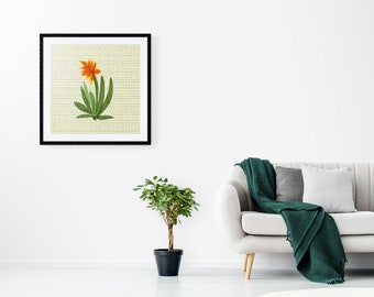 succulent  framed art print