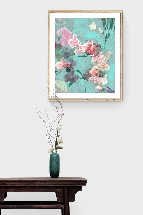 Orchids framed art print