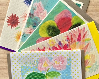 Another bunch of florals greeting cards pack of 5