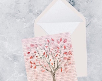 Tree of life greeting card