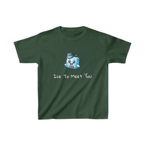 Ice To Meet You Kids Heavy Cotton™ Tee, Gift for Kids, Gift for Boy, Gift for Girl, Gift for Friends, Childrens Shirt