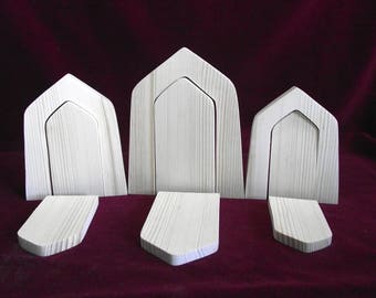 3 Basic Fairy Door Frames